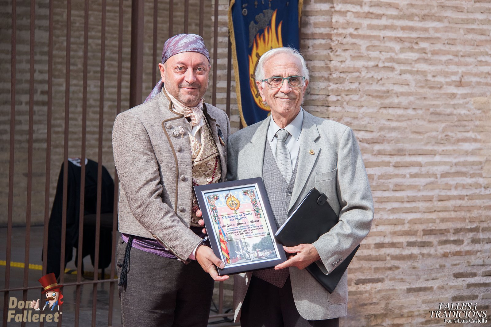 El Marítimo homenajea a la Senyera / Luis Castelló - Don Falleret