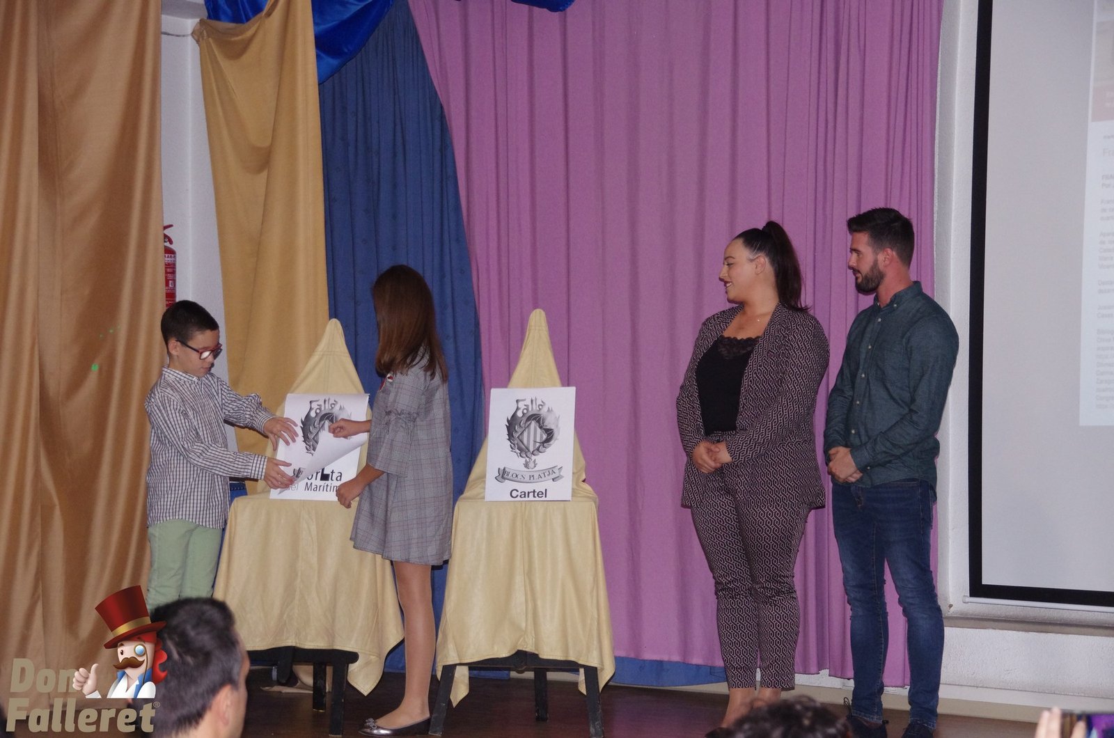 Presentación del logo obra de Diego Iglesias / Don Falleret